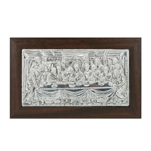 ΕΙΚΟΝΑ ΑΛΟΥΜΙΝΙΟΥ ΜΥΣΤΙΚΟΣ ΔΕΙΠΝΟΣ - 34x21cm – Ταιριάζει σε κάθε μοντέρνο ή επαγγελματικό χώρο | iroots.gr