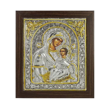 ΕΙΚΟΝΑ ΑΛΟΥΜΙΝΙΟΥ ΒΕΝΕΤΣΙΑΝΙΚΗ Β ΠΑΝΑΓΙΑ - ΜΕ ΧΡΥΣΟ - 32.5x37cm – Ταιριάζει σε κάθε μοντέρνο ή επαγγελματικό χώρο | iroots.gr