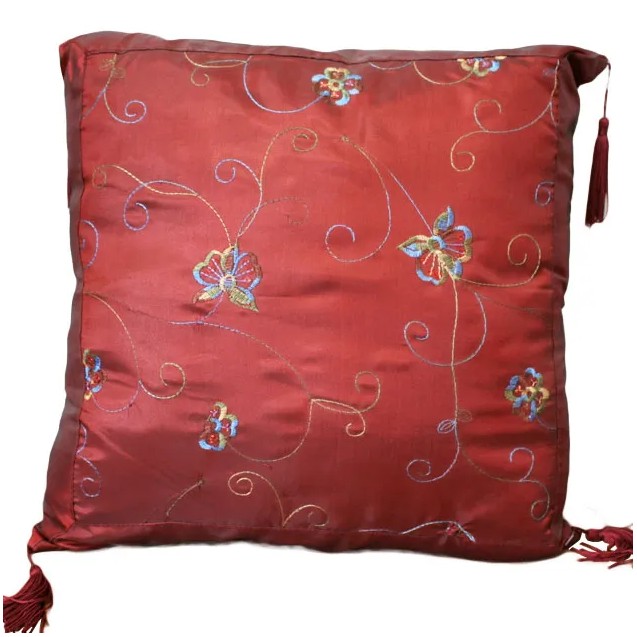 ΜΑΞΙΛΑΡΙ ΒΥΣΣΙΝΙ ΤΕΤΡΑΓΩΝΟ ΜΕ ΚΕΝΤΗΜΑ ΚΑΙ ΚΡΟΣΙΑ 40x40cm – Ταιριάζει σε κάθε μοντέρνο ή επαγγελματικό χώρο | iroots.gr