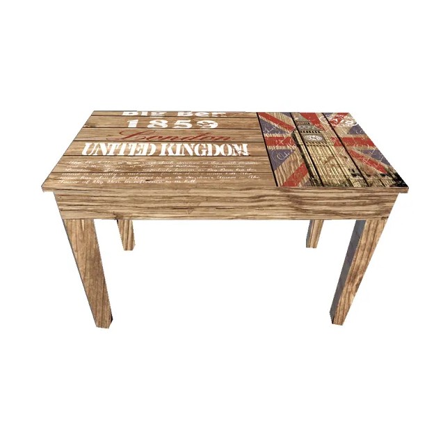 ΞΥΛΙΝΟ ΤΡΑΠΕΖΙ - UNITED KINGDOM 90x48x62cm 1/ΚΙΒ