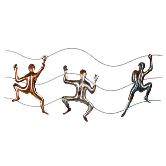 ΜΕΤΑΛΛΙΚΟ ΔΙΑΚΟΣΜΗΤΙΚΟ ΤΟΙΧΟΥ - ΑΝΑΡΡΙΧΗΣΗ 82x38x3cm 6/ΚΙΒ – Δίνει premium χαρακτήρα στο περιβάλλον | iroots.gr