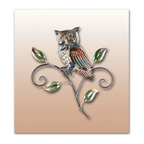 ΜΕΤΑΛΛΙΚΟ ΚΟΥΚΟΥΒΑΓΙΑ ΣΕ ΣΟΜΟΝ ΚΑΜΒΑ 50x54x3cm. – Προσφέρει μοναδική αισθητική | iroots.gr