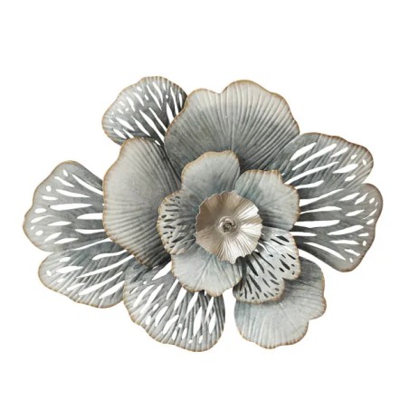 ΜΕΤΑΛΛΙΚΟ ΔΙΑΚΟΣΜΗΤΙΚΟ ΤΟΙΧΟΥ - ΑΝΘΟΣ ΒΕΡΑΜΑΝ 57.2x42.5x7cm 4/KIB – Ταιριάζει σε κάθε μοντέρνο ή επαγγελματικό χώρο | iroots.gr
