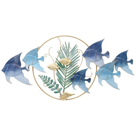 ΜΕΤΑΛΛΙΚΟ ΔΙΑΚΟΣΜΗΤΙΚΟ ΤΟΙΧΟΥ ΣΤΡΟΓΓΥΛΟ ΒΥΘΟΣ - 118.7x58.4x7cm 4/ΚΙΒ – Ταιριάζει σε κάθε μοντέρνο ή επαγγελματικό χώρο | iroots.