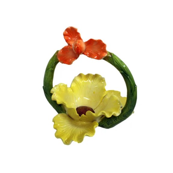 ΚΕΡΑΜΙΚΟ ΠΑΣΧΑΛΙΝΟ ΚΑΛΑΘΙ-ΛΟΥΛΟΥΔΙ 16x16x17cm. 1/18KIB – Προσφέρει μοναδική αισθητική | iroots.gr