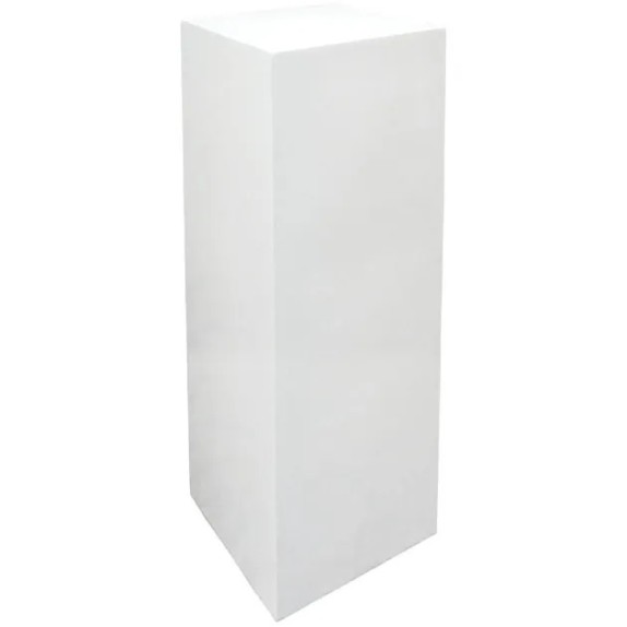 FIBERGLASS ΒΑΣΗ/ΚΟΛΩΝΑ ΟΡΘΟΓΩΝΙΟ ΛΕΥΚΟ - 33x33x91cm 1/ΚΙΒ – Δίνει premium χαρακτήρα στο περιβάλλον | iroots.gr