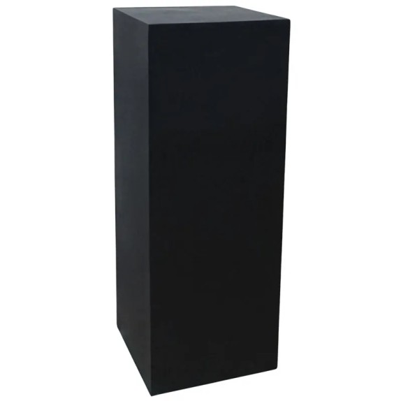 FIBERGLASS ΒΑΣΗ/ΚΟΛΩΝΑ ΜΑΥΡΟ ΜΑΤ ΟΡΘΟΓΩΝΙΟ - 33x33x91cm 1/KIB – Ταιριάζει σε κάθε μοντέρνο ή επαγγελματικό χώρο | iroots.gr
