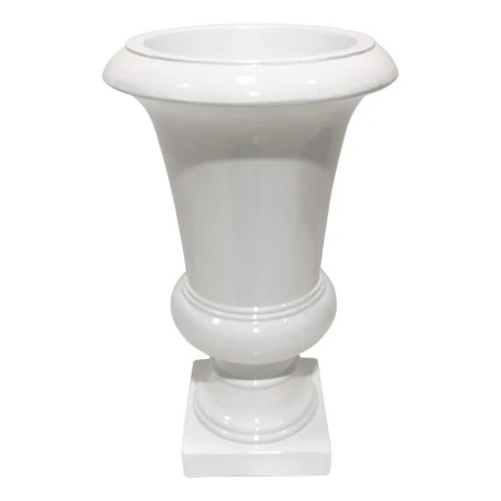 FIBERGLASS ΒΑΖΟ ΑΜΦΟΡΕΑΣ ΛΕΥΚΟ - Y78cm 1/KIB