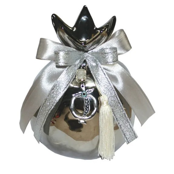 ΣΤΟΛΙΣΜΕΝΟ ΚΕΡΑΜΙΚΟ ΡΟΔΙ ΓΙΓΑΣ ΑΣΗΜΙ / ΚΟΡΔΕΛΑ ΑΣΗΜΙ 13x16cm ΣΕ ΚΟΥΤΙ – Ταιριάζει σε κάθε μοντέρνο ή επαγγελματικό χώρο | iroots