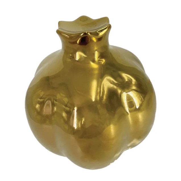 ΚΕΡΑΜΙΚΟ ΔΙΑΚΟΣΜΗΤΙΚΟ ΡΟΔΙ ΓΙΓΑΣ ΛΟΞΟ ΧΡΥΣΟ - Φ13x14cm 1/18ΚΙΒ – Αναβαθμίζει άμεσα τον χώρο σου | iroots.gr