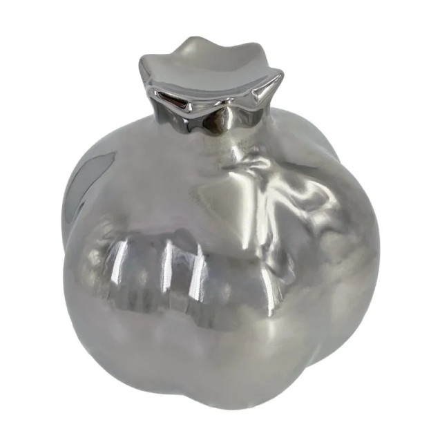 ΚΕΡΑΜΙΚΟ ΔΙΑΚΟΣΜΗΤΙΚΟ ΡΟΔΙ ΓΙΓΑΣ ΛΟΞΟ ΑΣΗΜΙ - Φ13x14cm 1/18ΚΙΒ – Αναβαθμίζει άμεσα τον χώρο σου | iroots.gr