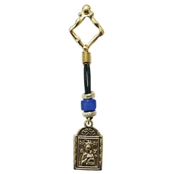 ΑΥΤΟΚΙΝΗΤΟΥ ΚΡΕΜΑΣΤΟ ΧΡΥΣΟ ΑΓ.ΧΡΙΣΤΟΦΟΡΟΣ 10cm – Αναβαθμίζει άμεσα τον χώρο σου | iroots.gr