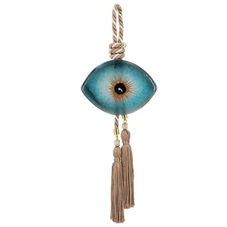 ΚΡΕΜΑΣΤΟ ΓΟΥΡΙ MATI ΦΟΥΤΖΙ ΓΥΑΛΙ ΤΥΡΚΟΥΑΖ - ΦΟΥΝΤΑ ΜΠΕΖ Y30cm – Δημιουργεί αίσθηση πολυτέλειας χωρίς κόπο | iroots.gr