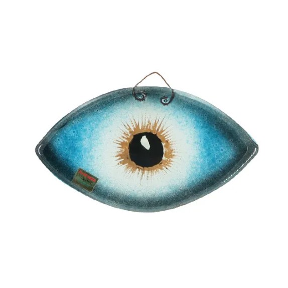 ΜΑΤΙ ΤΥΡΚΟΥΑΖ ΚΡΕΜΑΣΤΟ ΦΟΥΤΖΙ ΓΥΑΛΙ ΜΕΣΑΙΟ 17x9,5cm – Δημιουργεί αίσθηση πολυτέλειας χωρίς κόπο | iroots.gr