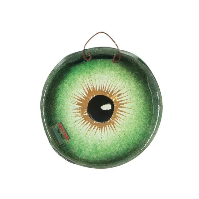 ΜΑΤΙ ΠΡΑΣΙΝΟ ΚΡΕΜΑΣΤΟ ΦΟΥΤΖΙ ΓΥΑΛΙ ΜΙΚΡΟ Φ10cm. – Αναβαθμίζει άμεσα τον χώρο σου | iroots.gr