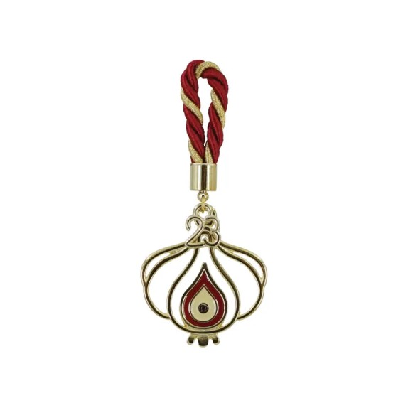 ΓΟΥΡΙ ΚΡΕΜΑΣΤΟ ΚΟΡΔΟΝΙ ΚΟΚΚΙΝΟ - ΣΚΟΡΔΟ ΧΡΥΣΟ - Y11cm – Δίνει premium χαρακτήρα στο περιβάλλον | iroots.gr