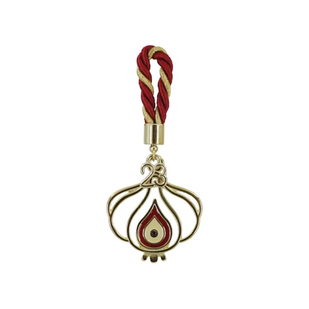 ΓΟΥΡΙ ΚΡΕΜΑΣΤΟ ΚΟΡΔΟΝΙ ΚΟΚΚΙΝΟ - ΣΚΟΡΔΟ ΧΡΥΣΟ - Y11cm – Δίνει premium χαρακτήρα στο περιβάλλον | iroots.gr