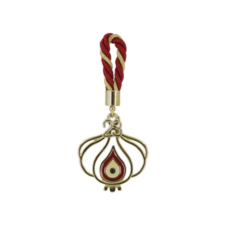 ΓΟΥΡΙ ΚΡΕΜΑΣΤΟ ΚΟΡΔΟΝΙ ΚΟΚΚΙΝΟ - ΣΚΟΡΔΟ ΧΡΥΣΟ - Y11cm – Δίνει premium χαρακτήρα στο περιβάλλον | iroots.gr