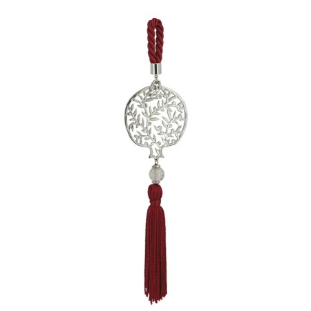 ΓΟΥΡΙ ΚΡΕΜΑΣΤΟ ΚΟΡΔΟΝΙ ΚΟΚΚΙΝΟ - ΡΟΔΙ/ΔΕΝΤΡΟ ΝΕΟ ΑΣΗΜΙ - Y24cm – Προσφέρει μοναδική αισθητική | iroots.gr