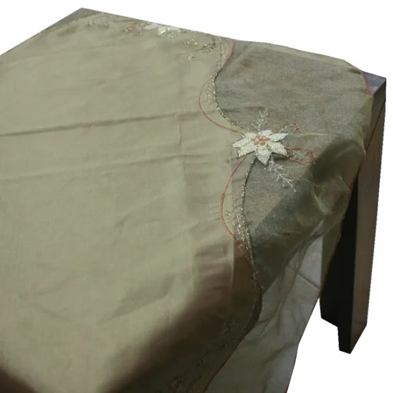 ΔΙΑΚΟΣΜΗΤΙΚΟ ΤΡΑΠΕΖΟΜΑΝΤΙΛΟ ΛΑΔΟΠΡΑΣΙΝΟ ΛΟΥΛΟΥΔΙΑ - 100x100cm – Προσφέρει μοναδική αισθητική | iroots.gr