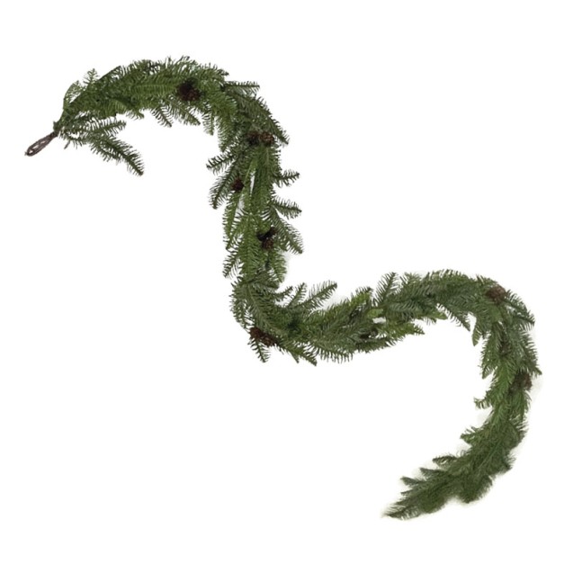 ΧΡΙΣΤΟΥΓΕΝΝΙΑΤΙΚΗ ΓΙΡΛΑΝΤΑ ΚΡΕΜΑΣΤΗ ΠΕΥΚΟ ME ΚΟΥΚΟΥΝΑΡΙΑ - 20.1x5.1x182cm 6/36ΚΙΒ – Ταιριάζει σε κάθε μοντέρνο ή επαγγελματικό χ