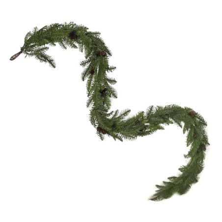 ΧΡΙΣΤΟΥΓΕΝΝΙΑΤΙΚΗ ΓΙΡΛΑΝΤΑ ΚΡΕΜΑΣΤΗ ΠΕΥΚΟ ME ΚΟΥΚΟΥΝΑΡΙΑ - 20.1x5.1x182cm 6/36ΚΙΒ – Ταιριάζει σε κάθε μοντέρνο ή επαγγελματικό χ