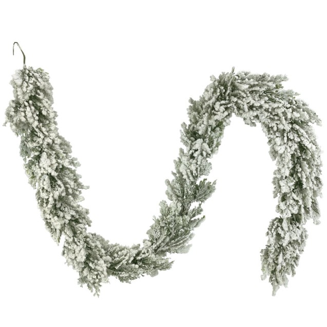 ΧΡΙΣΤΟΥΓΕΝΝΙΑΤΙΚΗ ΓΙΡΛΑΝΤΑ ΕΛΑΤΟ ΧΙΟΝΙΣΜΕΝΗ - 12x9x180cm 2/12ΚΙΒ – Ταιριάζει σε κάθε μοντέρνο ή επαγγελματικό χώρο | iroots.gr