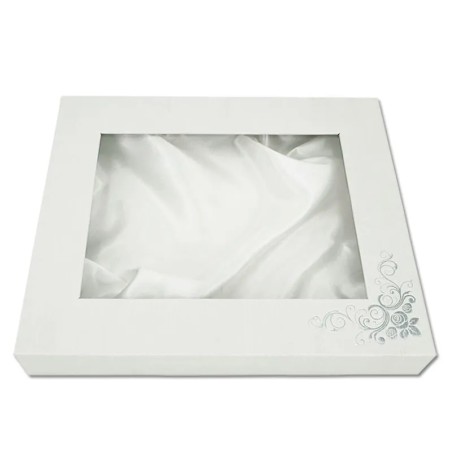 ΚΟΥΤΙ ΓΙΑ ΣΤΕΦΑΝΑ ΜΕ ΣΧΕΔΙΟ ΑΣΗΜΙ 30x25x4cm.