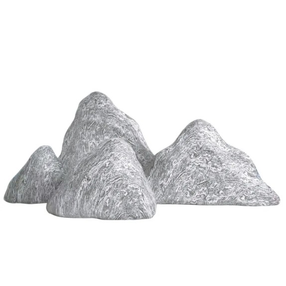 ΤΕΧΝΗΤΟΙ ΒΡΑΧΟΙ ΣΕΤ/4 ΓΚΡΙ - 76x20x63, 98x20x46, 58x20x38, 40x20x31cm – Δίνει premium χαρακτήρα στο περιβάλλον | iroots.gr