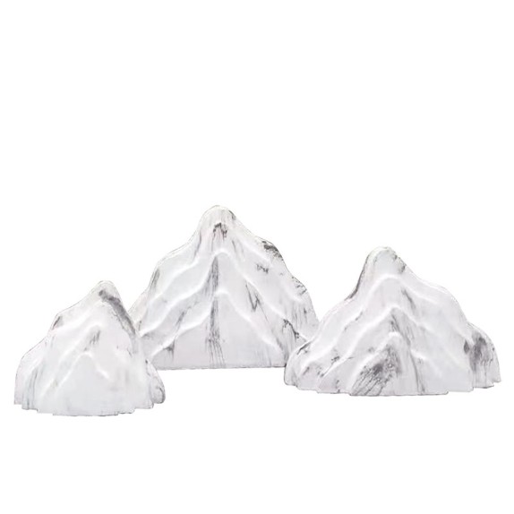 ΤΕΧΝΗΤΟΙ ΒΡΑΧΟΙ ΣΕΤ/3 ΛΕΥΚΟΙ - L:82x14x48, M:61x12x36, S:42x13x30cm – Ταιριάζει σε κάθε μοντέρνο ή επαγγελματικό χώρο | iroots.g