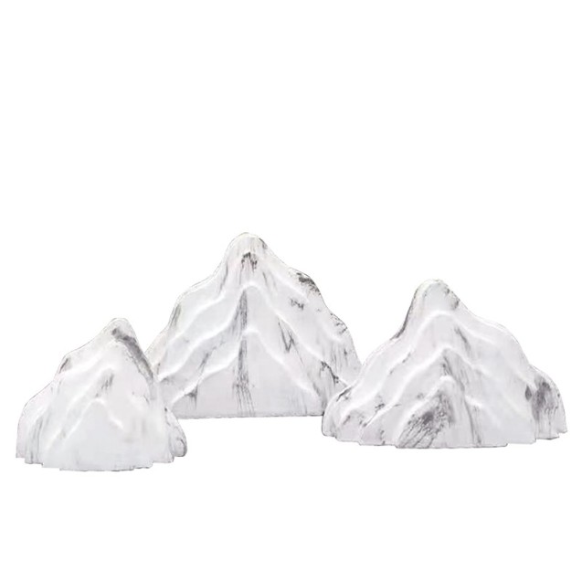 ΤΕΧΝΗΤΟΙ ΒΡΑΧΟΙ ΣΕΤ/3 ΛΕΥΚΟΙ - L:82x14x48, M:61x12x36, S:42x13x30cm – Ταιριάζει σε κάθε μοντέρνο ή επαγγελματικό χώρο | iroots.g