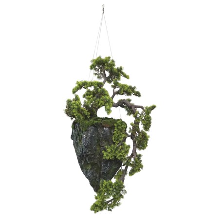 ΔΙΑΚΟΣΜΗΤΙΚΟΣ ΚΡΕΜΑΣΤΟΣ ΒΡΑΧΟΣ ΜΕ ΔΕΝΤΡΟ ΜΠΟΝΣΑΪ - Υ100cm – Ταιριάζει σε κάθε μοντέρνο ή επαγγελματικό χώρο | iroots.gr