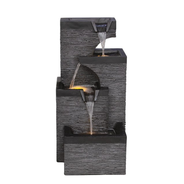 ΕΠΙΔΑΠΕΔΙΟ ΣΥΝΤΡΙΒΑΝΙ ΔΙΑΚΟΣΜΗΣΗΣ ΑΝΘΡΑΚΙ ΜΕ ΦΩΣ 4 ΕΠΙΠΕΔΑ - 36.5x35.5x82cm 1/ΚΙΒ – Ταιριάζει σε κάθε μοντέρνο ή επαγγελματικό χ