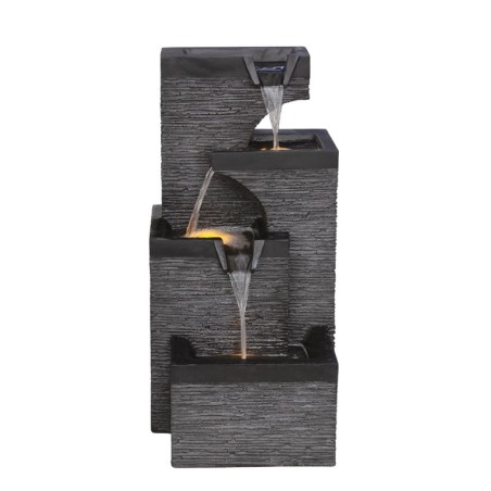 ΕΠΙΔΑΠΕΔΙΟ ΣΥΝΤΡΙΒΑΝΙ ΔΙΑΚΟΣΜΗΣΗΣ ΑΝΘΡΑΚΙ ΜΕ ΦΩΣ 4 ΕΠΙΠΕΔΑ - 36.5x35.5x82cm 1/ΚΙΒ – Ταιριάζει σε κάθε μοντέρνο ή επαγγελματικό χ