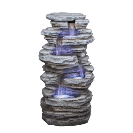 ΕΠΙΔΑΠΕΔΙΟ ΣΥΝΤΡΙΒΑΝΙ ΔΙΑΚΟΣΜΗΣΗΣ ΓΚΡΙ ΜΕ ΦΩΣ ΒΡΑΧΟΣ 4 ΕΠΙΠΕΔΑ - 41x29x81.5cm 1/ΚΙΒ – Ταιριάζει σε κάθε μοντέρνο ή επαγγελματικό