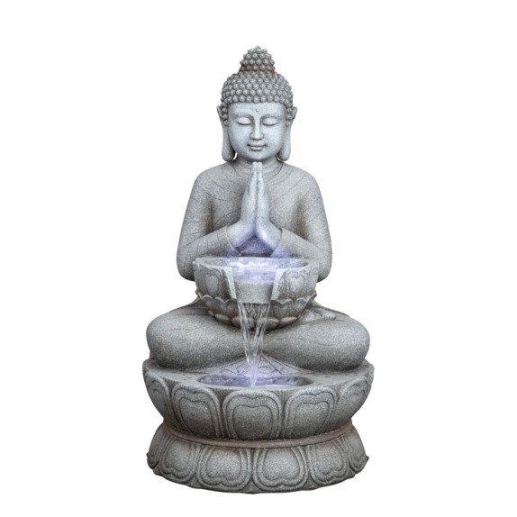 ΕΠΙΔΑΠΕΔΙΟ ΣΥΝΤΡΙΒΑΝΙ ΔΙΑΚΟΣΜΗΣΗΣ ΓΚΡΙ ΜΕ ΦΩΣ ΒΟΥΔΑΣ - 47x41x83cm 1/ΚΙΒ – Δημιουργεί αίσθηση πολυτέλειας χωρίς κόπο | iroots.gr