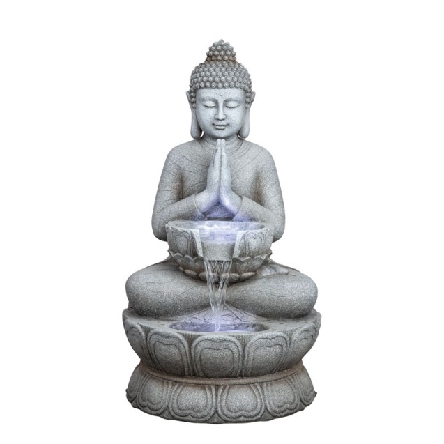 ΕΠΙΔΑΠΕΔΙΟ ΣΥΝΤΡΙΒΑΝΙ ΔΙΑΚΟΣΜΗΣΗΣ ΓΚΡΙ ΜΕ ΦΩΣ ΒΟΥΔΑΣ - 47x41x83cm 1/ΚΙΒ – Δημιουργεί αίσθηση πολυτέλειας χωρίς κόπο | iroots.gr