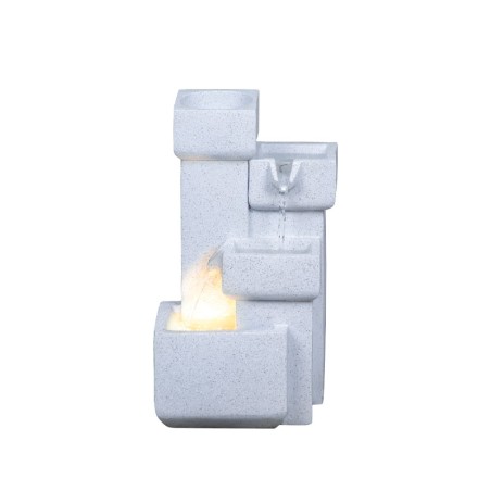 ΕΠΙΔΑΠΕΔΙΟ ΣΥΝΤΡΙΒΑΝΙ ΔΙΑΚΟΣΜΗΣΗΣ ΑΝΟΙΧΤΟ ΓΚΡΙ ΜΕ ΦΩΣ ΔΟΧΕΙΑ ΟΡΘΟΓΩΝΙΑ 4 ΕΠΙΠΕΔΑ - 19x16x35cm 1/ΚΙΒ – Ταιριάζει σε κάθε μοντέρνο