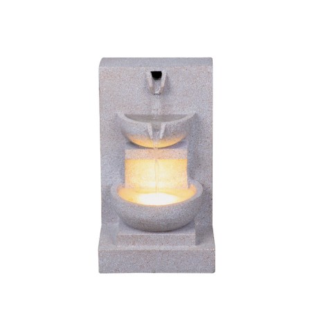 ΕΠΙΔΑΠΕΔΙΟ ΣΥΝΤΡΙΒΑΝΙ ΔΙΑΚΟΣΜΗΣΗΣ ΓΚΡΙ ΠΕΤΡΙΝΟ ΜΕ ΦΩΣ ΚΥΚΛΑΔΙΤΙΚΗ ΒΡΥΣΗ ΜΕ 2 ΕΠΙΠΕΔΑ - 20x16.5x35cm 1/ΚΙΒ – Αναβαθμίζει άμεσα το