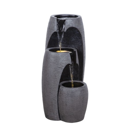 ΕΠΙΔΑΠΕΔΙΟ ΣΥΝΤΡΙΒΑΝΙ ΔΙΑΚΟΣΜΗΣΗΣ ΑΝΘΡΑΚΙ ΜΕ ΦΩΣ ΔΟΧΕΙΑ ΜΕΓΑΛΑ 3 ΕΠΙΠΕΔΑ - 35x36x70.5cm 1/ΚΙΒ – Δημιουργεί αίσθηση πολυτέλειας χ