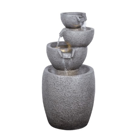 ΕΠΙΔΑΠΕΔΙΟ ΣΥΝΤΡΙΒΑΝΙ ΔΙΑΚΟΣΜΗΣΗΣ ΓΚΡΙ ΜΕ ΦΩΣ ΚΑΙ ΚΙΟΥΠΙΑ 4 ΕΠΙΠΕΔΑ - 40x41x81cm 1/ΚΙΒ – Προσφέρει μοναδική αισθητική | iroots.g