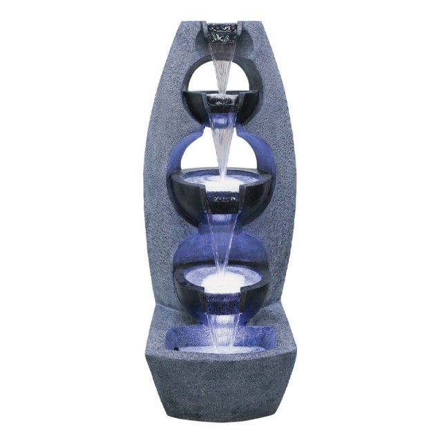 ΕΠΙΔΑΠΕΔΙΟ ΣΥΝΤΡΙΒΑΝΙ ΔΙΑΚΟΣΜΗΣΗΣ ΑΝΘΡΑΚΙ ΜΕ ΦΩΣ 5 ΕΠΙΠΕΔΑ - 45x45x102cm 1/ΚΙΒ – Προσφέρει μοναδική αισθητική | iroots.gr