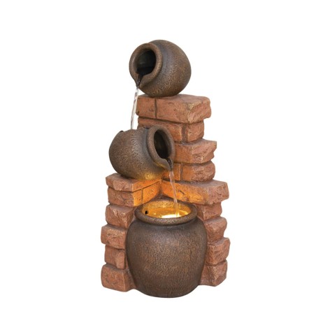 ΕΠΙΔΑΠΕΔΙΟ ΣΥΝΤΡΙΒΑΝΙ ΔΙΑΚΟΣΜΗΣΗΣ ΤΕΡΑΚΟΤΑ ΜΕ ΦΩΣ ΤΟΥΒΛΑ ΚΑΙ 3 ΣΤΑΜΝΕΣ - 27x27x66cm 1/ΚΙΒ – Αναβαθμίζει άμεσα τον χώρο σου | iro