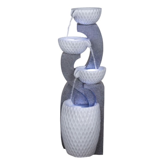 ΕΠΙΔΑΠΕΔΙΟ ΣΥΝΤΡΙΒΑΝΙ ΔΙΑΚΟΣΜΗΣΗΣ ΓΚΡΙ ΜΕ ΦΩΣ 4 ΔΟΧΕΙΑ - 33x37x100cm 1/ΚΙΒ – Προσφέρει μοναδική αισθητική | iroots.gr