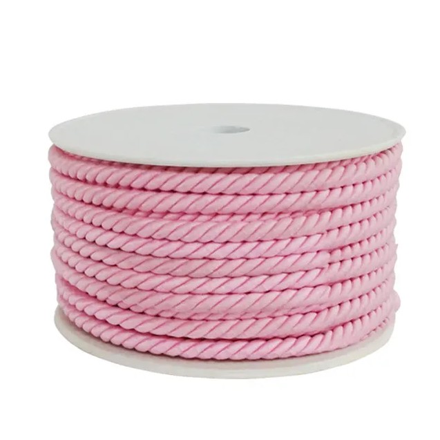 ΚΟΡΔΟΝΙ ΣΥΣΚΕΥΑΣΙΑΣ ΤΡΙΚΛΩΝΟ ΡΟΖ 5mm Χ 15m – Δημιουργεί αίσθηση πολυτέλειας χωρίς κόπο | iroots.gr