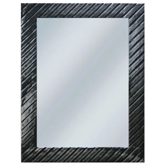 ΚΑΘΡΕΦΤΗΣ ΜΕ ΞΥΛΙΝΟ ΚΑΔΡΟ - ΜΑΥΡΟ ΜΕ ΡΙΓΑ 60x80cm. 1/12ΚΙΒ – Δίνει premium χαρακτήρα στο περιβάλλον | iroots.gr