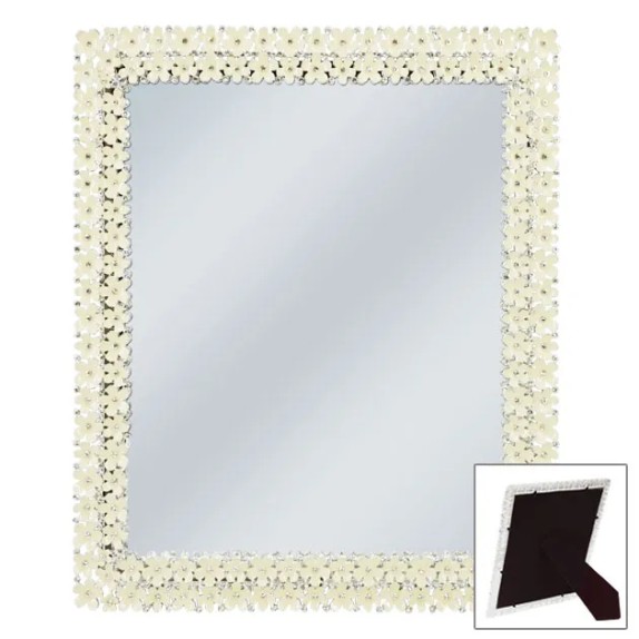 ΕΠΑΡΓΥΡΟΣ ΕΠΙΤΡΑΠΕΖΙΟΣ ΚΑΘΡΕΠΤΗΣ ΟΡΘΟΓΩΝΙΟΣ ΑΝΘΑΚΙΑ ME ΕΚΡΟΥ ΣΜΑΛΤΟ 29x34cm 1/20ΚΙΒ – Αναβαθμίζει άμεσα τον χώρο σου | iroots.gr