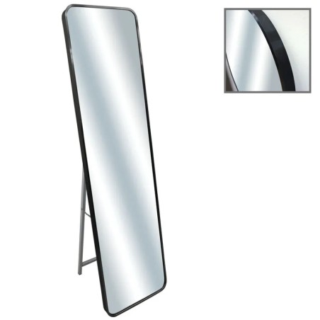 ΚΑΘΡΕΦΤΗΣ ΟΡΘΟΓΩΝΙΟΣ ΕΠΙΔΑΠΕΔΙΟΣ ΜΑΥΡΟ ΠΛΑΙΣΙΟ ΑΛΟΥΜΙΝΙΟΥ - 40x150x4cm 1/3ΚΙΒ – Δημιουργεί αίσθηση πολυτέλειας χωρίς κόπο | iroo