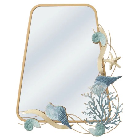 ΜΕΤΑΛΛΙΚΟΣ ΚΑΘΡΕΦΤΗΣ ΤΟΙΧΟΥ ΒΥΘΟΣ-ΚΟΧΥΛΙΑ ΤΡΑΠΕΖΙΟ - 65.4x80.6x5.7cm 2/KIB – Δίνει premium χαρακτήρα στο περιβάλλον | iroots.gr