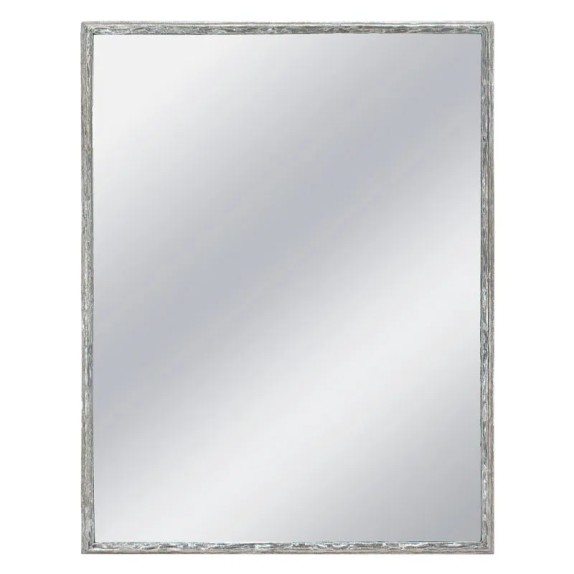 ΜΕΤΑΛΛΙΚΟΣ ΚΑΘΡΕΦΤΗΣ ΤΟΙΧΟΥ ΟΡΘΟΓΩΝΙΟΣ ΑΣΗΜΙ ΠΑΛΑΙΩΜΕΝΟ - 70x90x2.5cm 1/ΚΙΒ – Δημιουργεί αίσθηση πολυτέλειας χωρίς κόπο | iroots